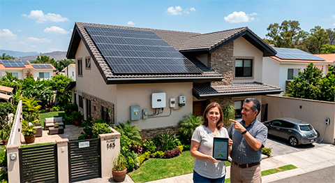 Paneles solares para casas